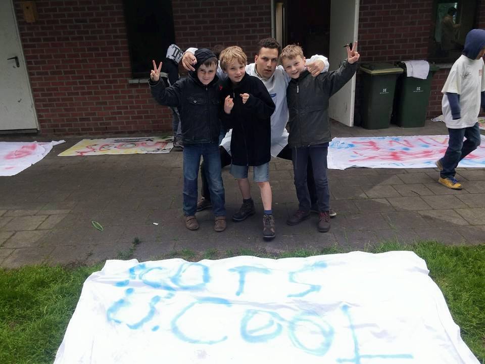 Sint-Martinus den XIIde - Graffiti activiteit WK 2015